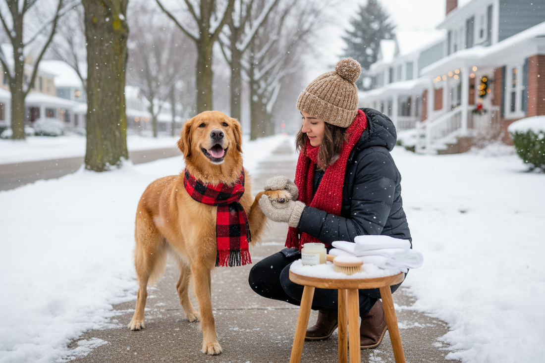 Winter Walks Without Sore Paws: A Step-by-Step Paw Protection Routine for Dogs