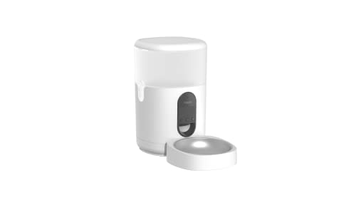 Aqara Smart Pet Feeder C1, REQUIRES AQARA Zigbee 3.0 HUB, Automatic Feeder for Cats and Dogs, Auto Cat Food Dispenser with APP Control, Can be Controlled by Google, Alexa, Siri, Works with SmartThings