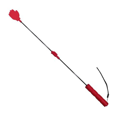 Dog Flirt Pole, Silicone Head Training Stick with Fiber Rod, Dog Flirt Pole for Large Dogs, Household Pet Supplies with Ergonomic Handle, Pet Training Equipment Multifunctional for Puppies