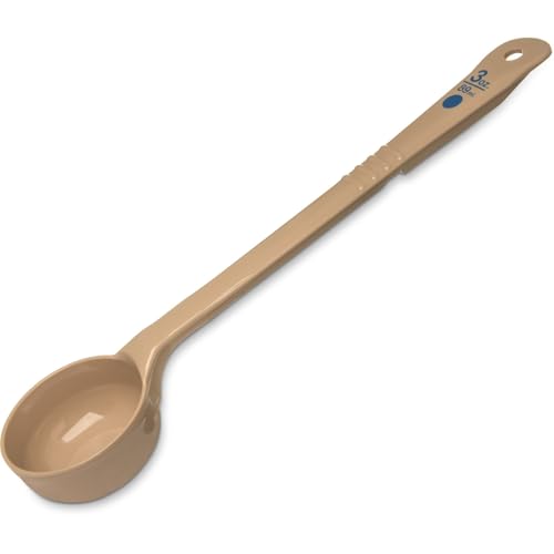 Carlisle FoodService Products Long Handle Measuring Spoon 3 Ounces Beige - size: 3 Ounces Long Handle