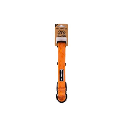 Wilderdog Waterproof Dog Collar - Repels Water & Dirt - Medium 13"-18" - Terracotta - color: Terracotta, size: Medium