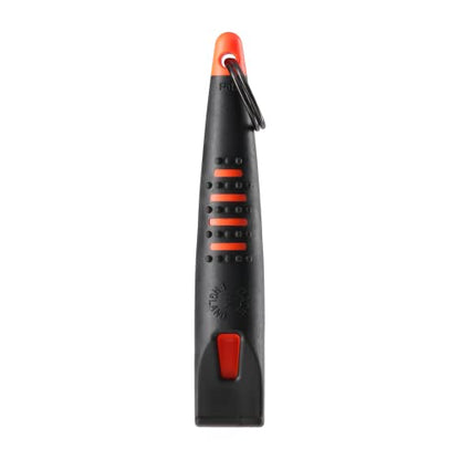 ACME Alpha 211.5 Professional Dog Training Whistle with Enhanced Ergonomic Grip. BPA-Free Plastic. 110 dBA. Long Range. Standardized Frequency. Weatherproof. Made in the UK (Black on Day Glow Orange) - color: Black on Day Glow Orange