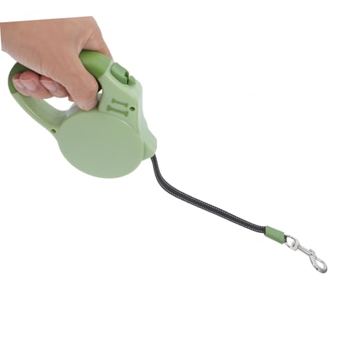 KESYOO Retractable Dog Leash Brake Lock System Automatic Expandable Nylon Tape for Walking and Large Dogs for Corgis and Outdoor Use