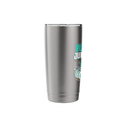 Run Weave Jump Tunnel Dog Agility Stainless Steel Insulated Tumbler - color: Brushed Steel