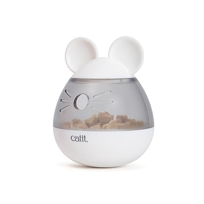 Catit PIXI Treat Dispenser, Interactive Treat Dispensing Cat Toy, Mouse