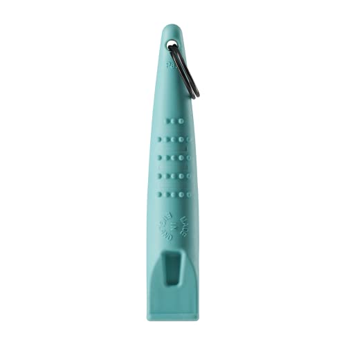 ACME Alpha 211.5 Professional Dog Training Whistle with Enhanced Ergonomic Grip. BPA-Free Plastic. 110 dBA. Long Range. Standardized Frequency. Weatherproof. Made in the UK (Turquoise) - color: Turquoise