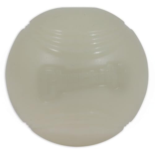 Chuckit! Glow in the Dark Bouncy Balls - Ball for Dogs, Chuckit Dog Toy, Max Glow Balls - Extra-Large, 3.5 Inch, Pack of 1 - size: Extra-Large