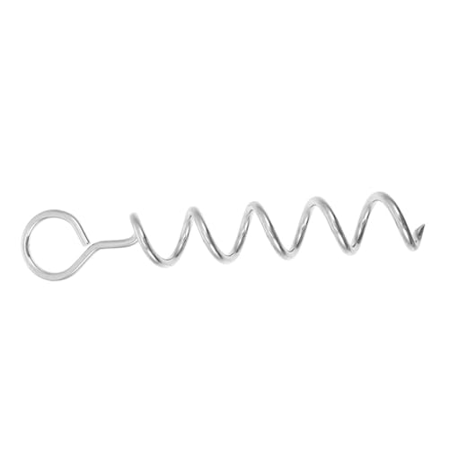 Heavy Duty Spiral Dog Tie Out Stake Ground Anchor for Outdoor Use for Camping Hiking and Portable and Reusable Pet Stake for Dogs