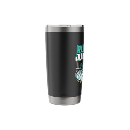 Run Weave Jump Tunnel Dog Agility Stainless Steel Insulated Tumbler - color: Black