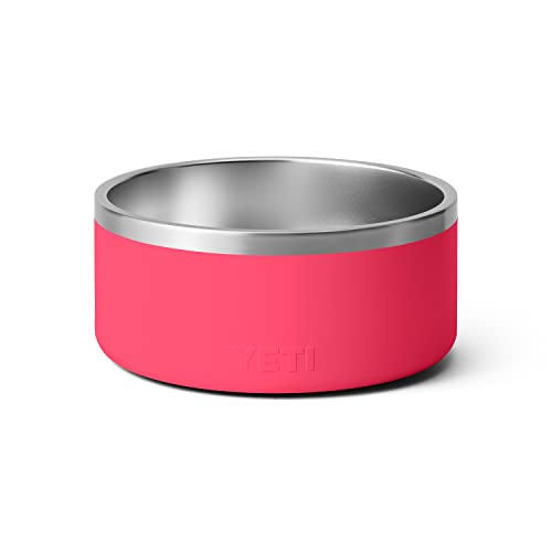 YETI Boomer 8, Stainless Steel, Non-Slip Dog Bowl, Holds 64 Ounces - color: Bimini Pink