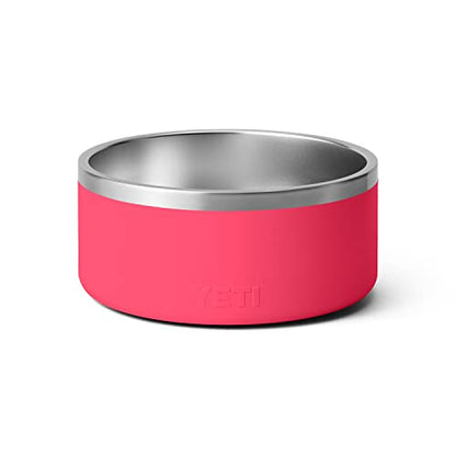 YETI Boomer 8, Stainless Steel, Non-Slip Dog Bowl, Holds 64 Ounces - color: Bimini Pink