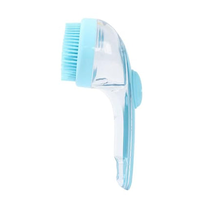 Practical Pet Shampoo Dispenser Bathing Brush for Easily Dogs and Cats Bathing with Relaxing Massages Shower Brushes for Dogs Soft Silicone Shampoo Massage Dispenser Grooming Shower Brush