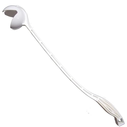 AnNafi® Cricket Ball Thrower Speed Arm | Professional Practice Launcher & Ball Pickup Tool | Full & Half Pitch Training Equipment (White, Only Thrower) - color: White, size: Only Thrower