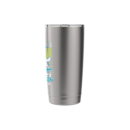 Run Weave Jump Tunnel Dog Agility Stainless Steel Insulated Tumbler - color: Brushed Steel