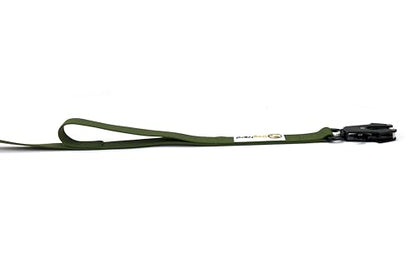 6ft Army Green Dual Handle Silicone Tactical Dog Leash for Medium, Large, Giant, K9 Breeds | Quick Release Swivel Clip Carabiner | Coated Nylon Heavy Duty | Strong Puller | Training Leashes - color: Army Green