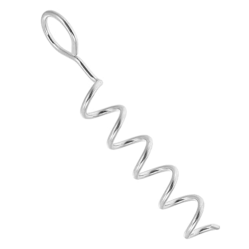 Heavy Duty Spiral Dog Tie Out Stake Ground Anchor for Outdoor Use for Camping Hiking and Portable and Reusable Pet Stake for Dogs