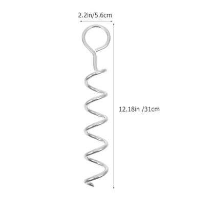 Heavy Duty Spiral Dog Tie Out Stake Ground Anchor for Outdoor Use for Camping Hiking and Portable and Reusable Pet Stake for Dogs