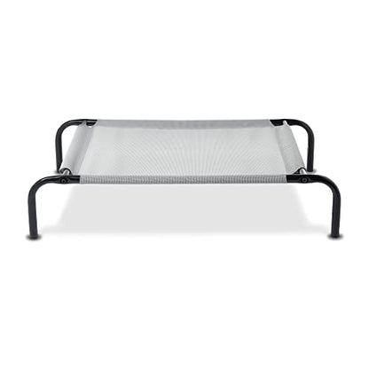 Amazon Basics Cooling Breathable Elevated Dog Bed with Metal Frame for Small Dogs, 36" x 22" x 7.5", Grey - color: Grey, size: Small