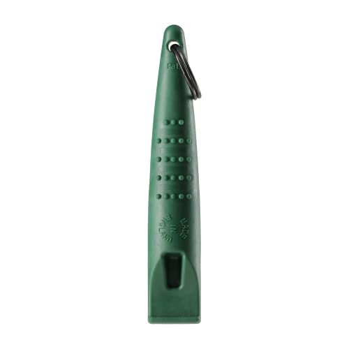 ACME Alpha 211.5 Professional Dog Training Whistle with Enhanced Ergonomic Grip. BPA-Free Plastic. 110 dBA. Long Range. Standardized Frequency. Weatherproof. Made in the UK (Forest Green) - color: Forest Green