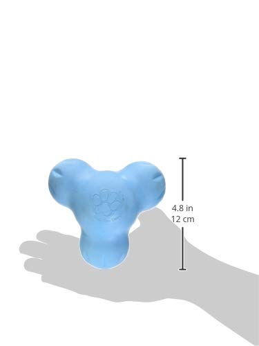 WEST PAW Zogoflex Tux Interactive Treat Dispensing Dog Chew Toy for Aggressive Chewers, 100% Guaranteed Tough, It Floats!, Made in USA, Large, Aqua - color: Aqua Blue, size: Large