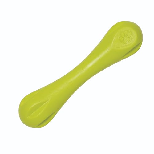 WEST PAW Zogoflex Hurley Dog Bone Chew Toy – Floatable Pet Toys for Aggressive Chewers, Catch, Fetch – Bright-Colored Bones for Dogs – Recyclable, Dishwasher-Safe, Non-Toxic, Large, Granny Smith - color: Granny Smith, size: Large