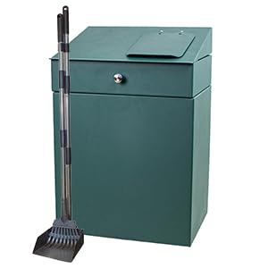 ZERO WASTE USA Yard Buddy™ - Rust-Proof Dog Waste Station for Home - Buit to Last and Includes a 10-Yr. Warranty. 200 Waste Bags & 25 Can Liners