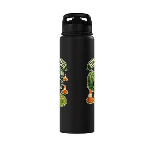 TUNNEL RUN READY Dog Agility Cones Stainless Steel Insulated Water Bottle - color: Black