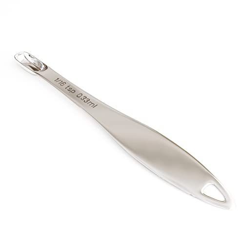 1PCS 1/16Teaspoon (0.33ml) Single Measuring Spoon, Individual Stainless Steel Long Handle Measure Tablespoon Only - size: 1/16tsp|0.33ml|0.01oz