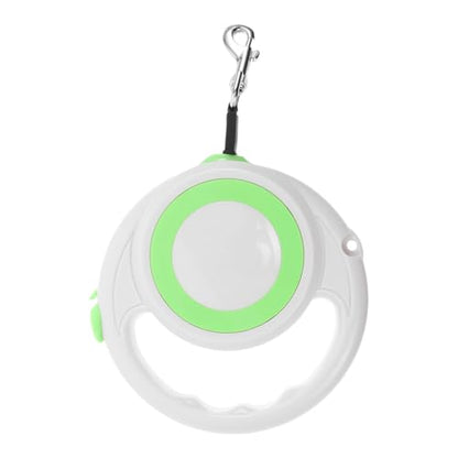 VICASKY Retractable Dog Leash Adjustable Length with Automatic Ring Design, Heavy Duty Pet Telescopic Traction Rope for Small to Large Dogs, Comfortable Walking and Running Leash in Green