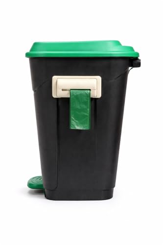Outdoor Pet Waste Station with Lid, Removable Inner Bin, Hands-Free Pedal and Bag Dispenser