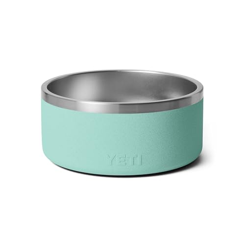 YETI Boomer 8, Stainless Steel, Non-Slip Dog Bowl, Holds 64 Ounces - color: Sea Stone-Textured
