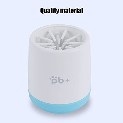 GOWENIC Pet Dog Cleaner Cup, Portable Dirt Removal Dog Foot Washer, Cleaning Cup Accessories for Home Travel (Blue) - color: Blue