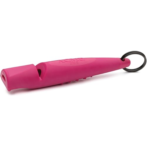 ACME Alpha 211.5 Professional Dog Training Whistle with Enhanced Ergonomic Grip. BPA-Free Plastic. 110 dBA. Long Range. Standardized Frequency. Weatherproof. Made in the UK (Magenta Pink) - color: Magenta Pink