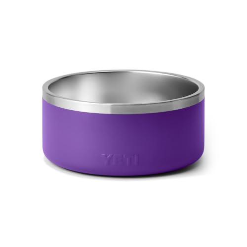 YETI Boomer 8, Stainless Steel, Non-Slip Dog Bowl, Holds 64 Ounces - color: Pace Purple