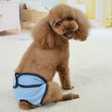 Dog Sanitary Pant,Breathable Cotton Washable Female Dog Diaper Dog Suspender Nappy Menstrual Underwear Pants for Girl Female Dog Menstruation and Avoid Harassment (XL)