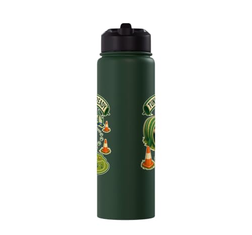 TUNNEL RUN READY Dog Agility Cones Stainless Steel Insulated Water Bottle - color: Dark Green