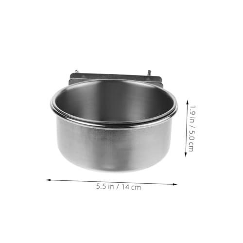 Hemoton Wall Mounted Pet Feeding Station Dog and Cat Bowls for Space Saving Easy Installation Versatile and Cats Wall-Mounted Feeding