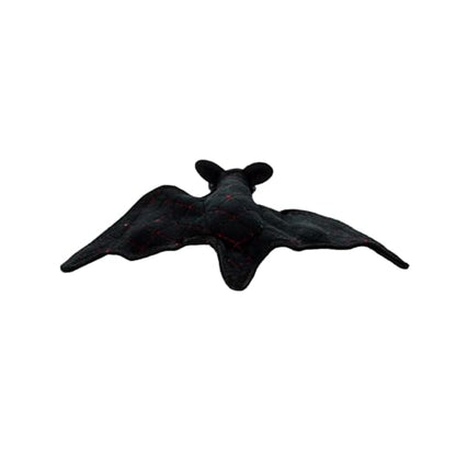 World's Tuffest Soft Dog Toy - Desert Bat - Squeakers - Multiple Layers. Made Durable, Strong & Tough. Interactive Play (Tug, Toss & Fetch). Machine Washable & Floats - color: Black Bat
