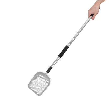 KICHOUSE Heavy Duty Pooper Scooper Long Handle Cat Litter Box Scoop Litter Scooper for Dogs Cats