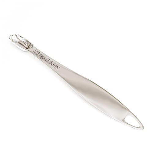 1PCS 1/8Teaspoon (0.63ml) Single Measuring Spoon, Individual Stainless Steel Long Handle Measure Tablespoon Only - size: 1/8tsp|0.63ml|0.02oz