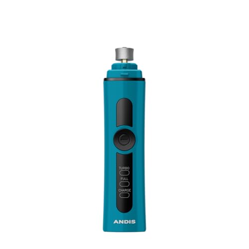 Andis Professional 2-Speed Cord/Cordless Animal Nail Grinder with Rechargeable Lithium-Ion Battery, Blue, 561553 - color: Blue