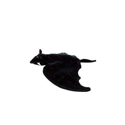 World's Tuffest Soft Dog Toy - Desert Bat - Squeakers - Multiple Layers. Made Durable, Strong & Tough. Interactive Play (Tug, Toss & Fetch). Machine Washable & Floats - color: Black Bat