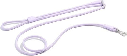 Wild One Hands-Free Adjustable Rope Dog Leash, Standard: 4' to 8.5' Long, .5" Wide, Adjustable for Crossbody, Waist & Handheld Lilac - color: Lilac