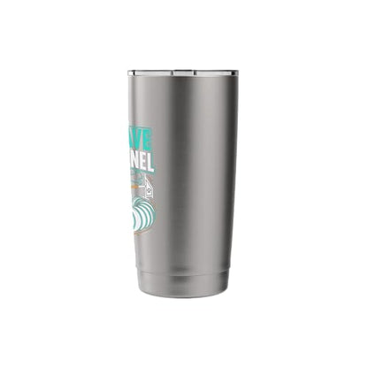 Run Weave Jump Tunnel Dog Agility Stainless Steel Insulated Tumbler - color: Brushed Steel