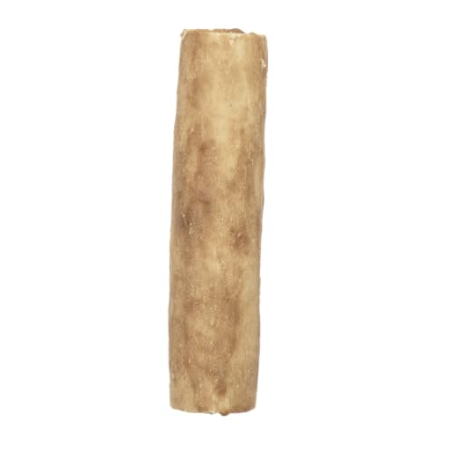 Wild Eats Salmon Flavor Collagen Cheek Roll Chews 5" 4pk Pig Ear Substitute | Long lasting treats and bones for medium dogs, retriever style texture, 4 per bag, satisfies natural gnawing urges daily - size: 8 Ounce (Pack of 4)
