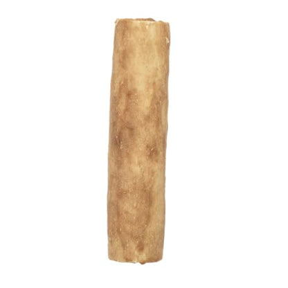 Wild Eats Salmon Flavor Collagen Cheek Roll Chews 5" 4pk Pig Ear Substitute | Long lasting treats and bones for medium dogs, retriever style texture, 4 per bag, satisfies natural gnawing urges daily - size: 8 Ounce (Pack of 4)