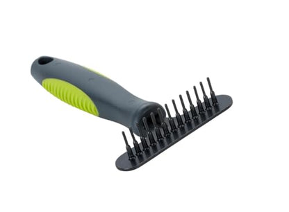 Kruuse Buster Undercoat Rake Brush Small – Gentle Deshedding Tool for Dogs with Thick or Double Coats - size: Small