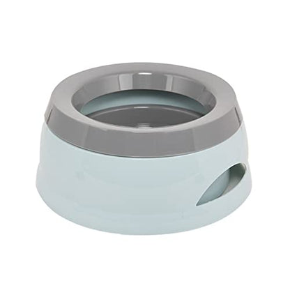Dog Water Bowl,No-Spill Pet Water Bowl,Non Slip Bottom,750mL/25oz Slow Water Feeders,for Dogs,Cats - color: C-1