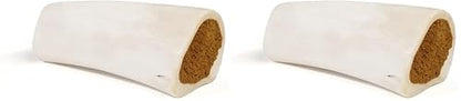 Cadet Stuffed Shin Bone, Long-Lasting Dog Chew Bones for Aggressive Chewers, High Protein Filled Bone Dental Chew for_Dogs, Peanut Butter Flavor Filling, 5-6" for Large Dogs (Pack of 2) - size: 1 Count (Pack of 2)