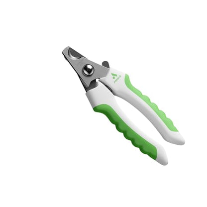 Andis 68575 Animal Nail Cutter for Small Breeds - Stainless Steel Blades with Sharp Efficiency - Designed for Repeated Use & Recommended by Pet Trainers – Medium Size & White/Green (Pack of 12) - size: Pack of 12, style: New Version